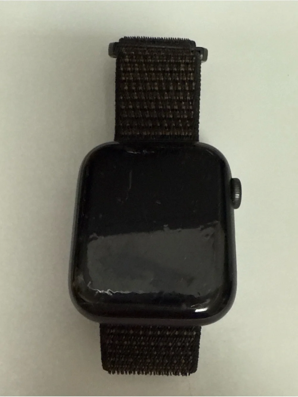 Apple Watch Series 4 Black with Black Nylon Woven Band